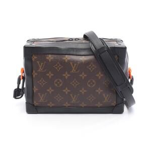 Louis Vuitton Soft Trunk Monogram Solar Ray Shoulder Bag Canvas Leather Brown